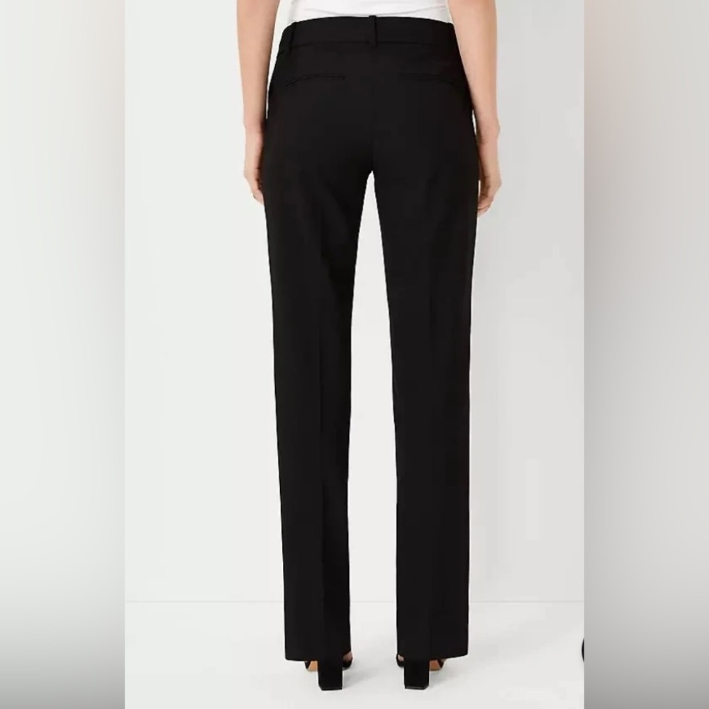 Ann Taylor Classic Navy Straight Leg Pants, Size 2